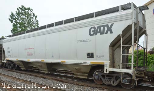 Car/wagon CGLX2316 right side / coté droit